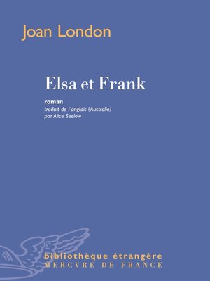 cover image of Elsa et Frank